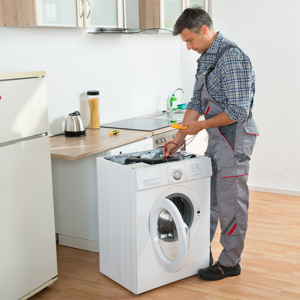 can you walk me through the steps of troubleshooting my washer issue in Blue River